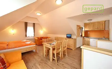 Pronájem bytu 1+kk 65 m², Pod Sv. Duchem, Český Krumlov - Horní Brána