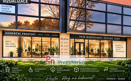 Prodej obchodních prostor 95 m², Zelená, Ostrava