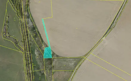 Prodej pole 1 067 m², Slavonice - Mutišov, okres Jindřichův Hradec