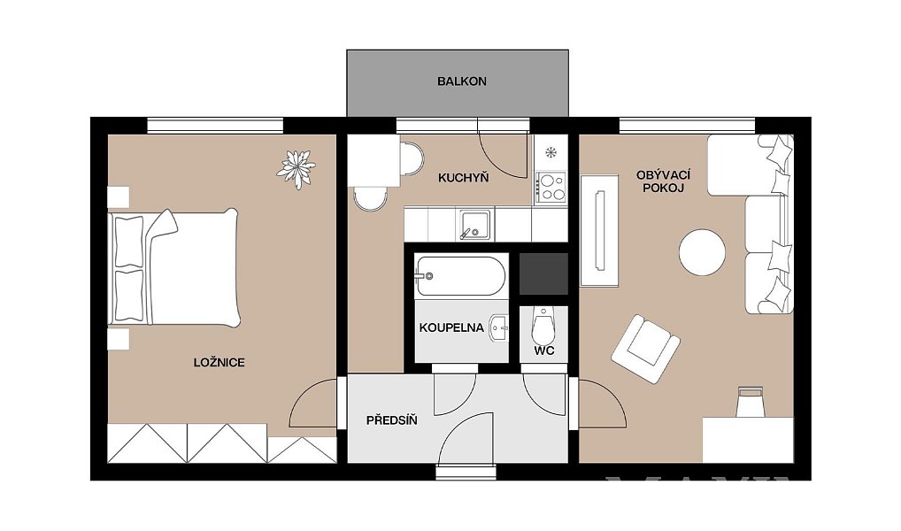 Prodej bytu 2+1 52 m², Kladno – náhled fotky 26