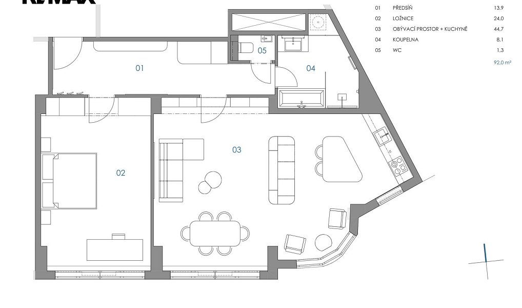 Prodej bytu 2+kk 92 m², Praha – náhled fotky 18