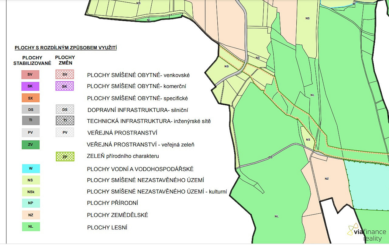 Prodej stavebního pozemku 431 m² – pohled 6