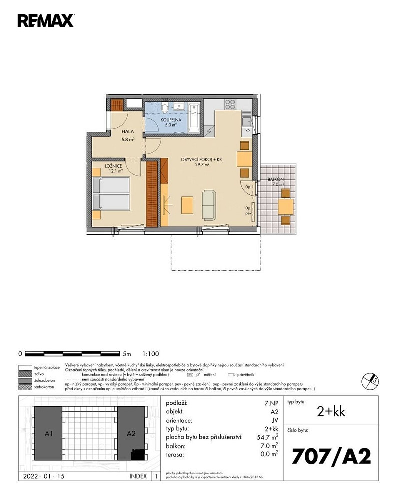 Prodej bytu 2+kk 55 m² – fotografie 4