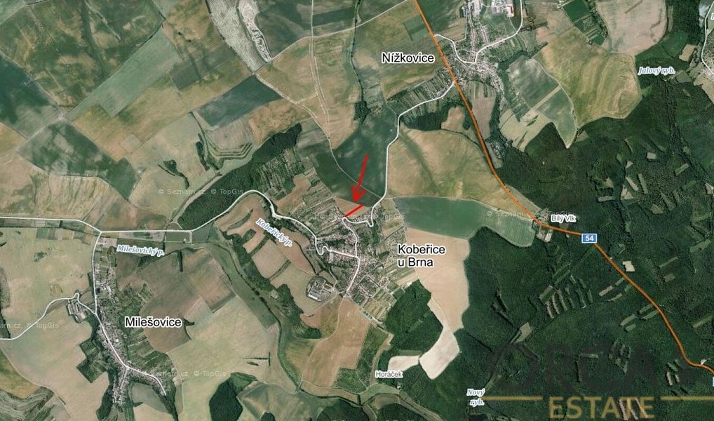 Prodej pole 4 176 m², Kobeřice u Brna – náhled fotky 3