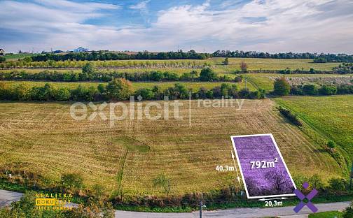 Prodej stavebního pozemku 792 m², Žlutava, okres Zlín