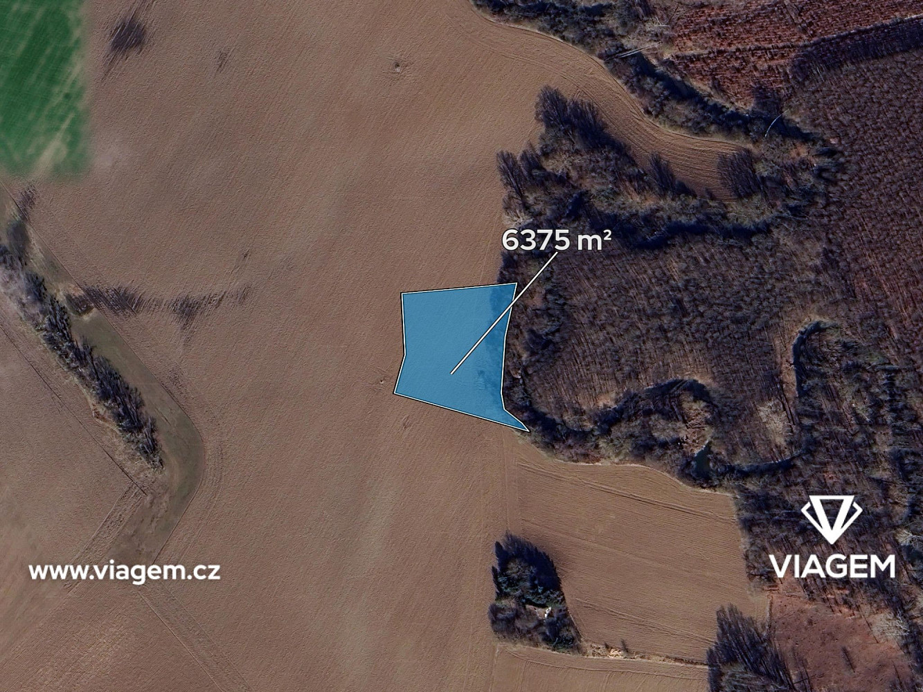 Prodej pole 956 m² – fotografie 2