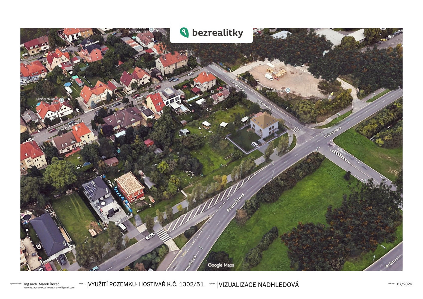 Prodej stavebního pozemku 626 m² – fotografie 4