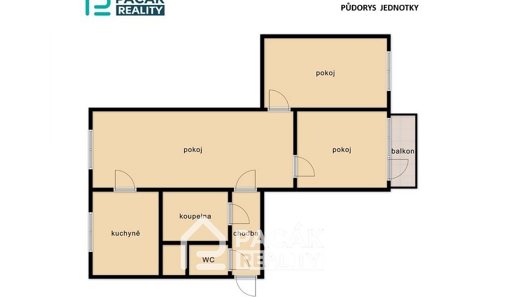 Prodej bytu 3+1 63 m², Přerov – náhled fotky 4