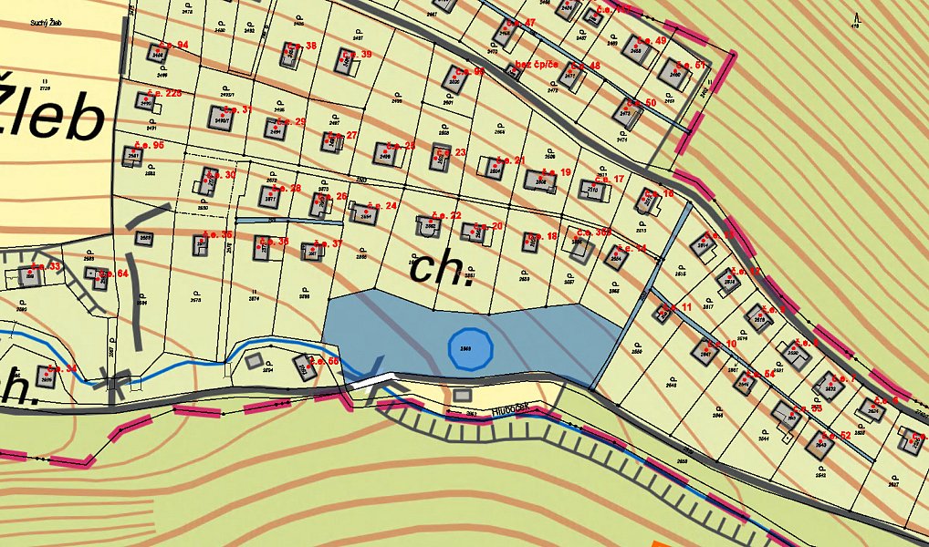 Prodej pozemku 197 m², Hlubočky – náhled fotky 3