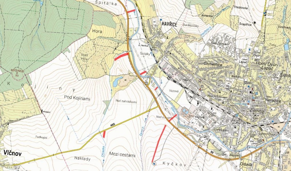 Prodej pole 13 720 m², Uherský Brod – náhled fotky 7