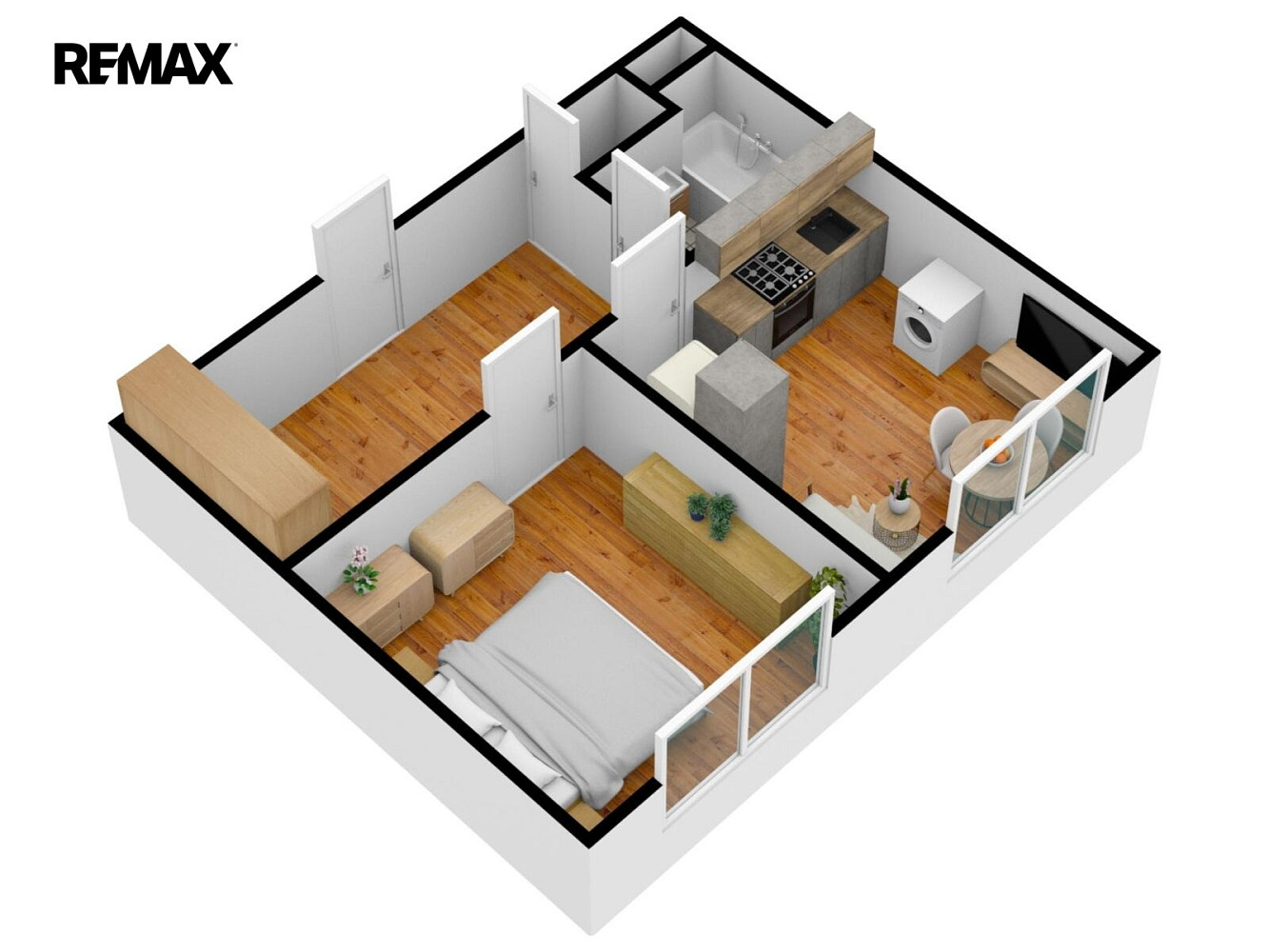 Pronájem bytu 1+1 40 m² – fotografie 4