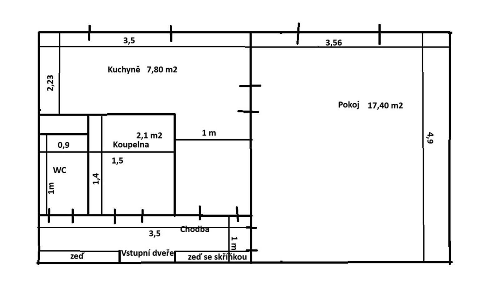 Prodej bytu 1+1 35 m² — photo 4