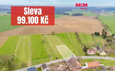 Prodej stavebního pozemku 999 m², Horní Kozolupy, okres Tachov