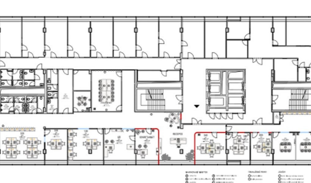 Pronájem kanceláře 350 m², Praha – náhled fotky 3