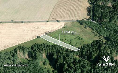 Prodej pole 3 094 m², Psárov, okres Tábor