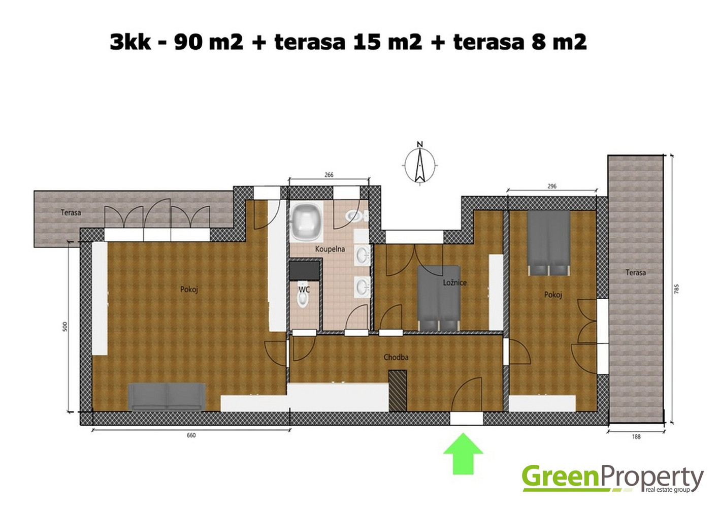 Prodej bytu 3+kk 90 m² — photo 3