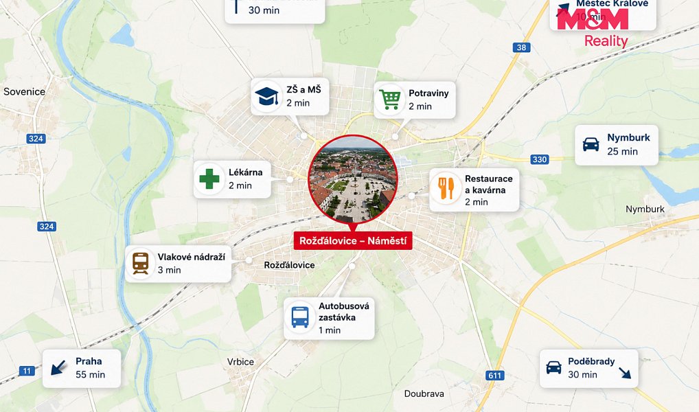Prodej bytu 2+1 61 m², Rožďalovice – náhled fotky 14