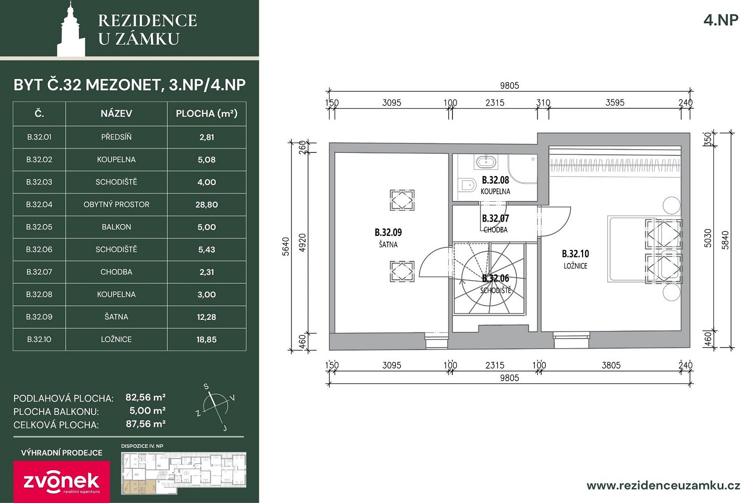 Prodej bytu atypického 85 m² – fotografie 4