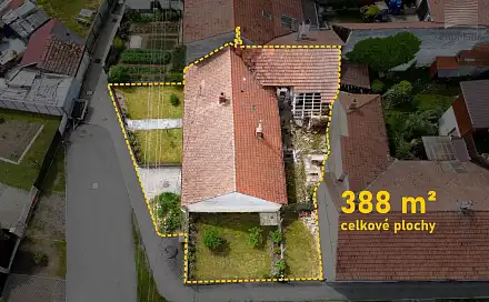 Prodej domu 68 m² s pozemkem 388 m², Lažánky, okres Brno-venkov