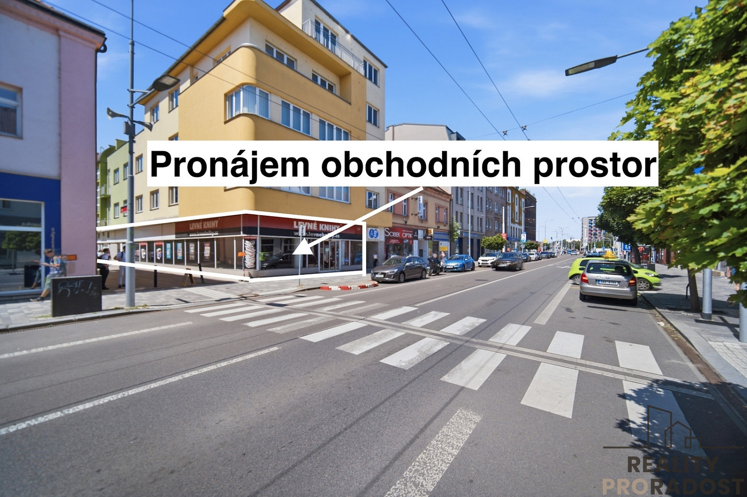 Pronájem obchodních prostor 250 m²