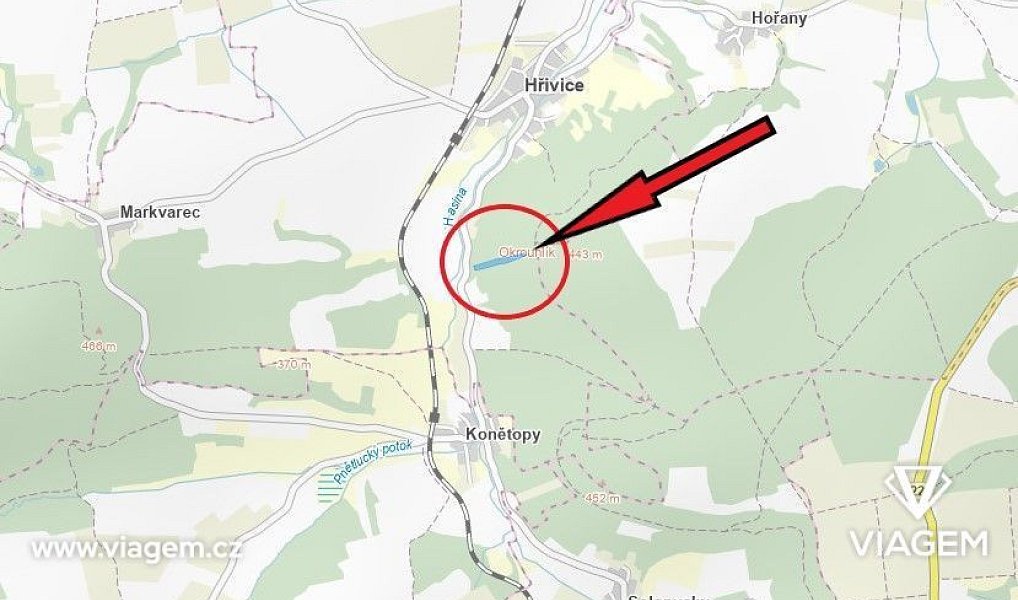 Prodej lesa 5 452 m², Hřivice – náhled fotky 4