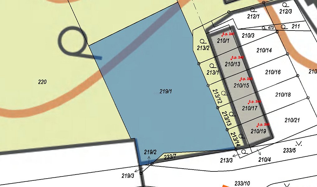 Prodej stavebního pozemku 1 935 m², Hořín – náhled fotky 4