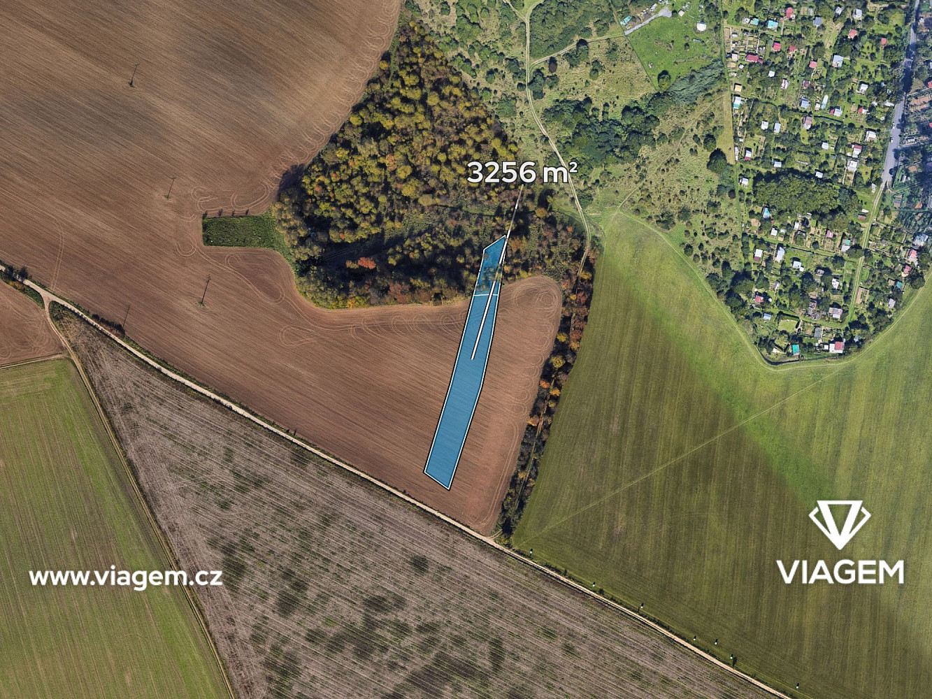 Prodej pole 1 628 m² – fotografie 2