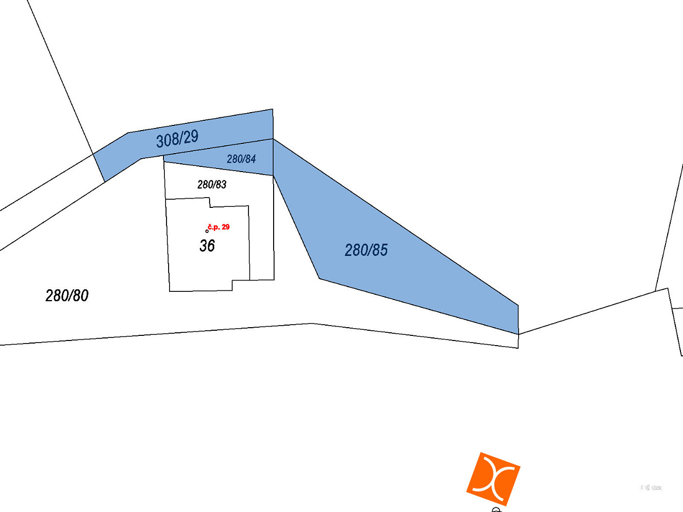 Prodej pozemku 470 m² – fotografie 2