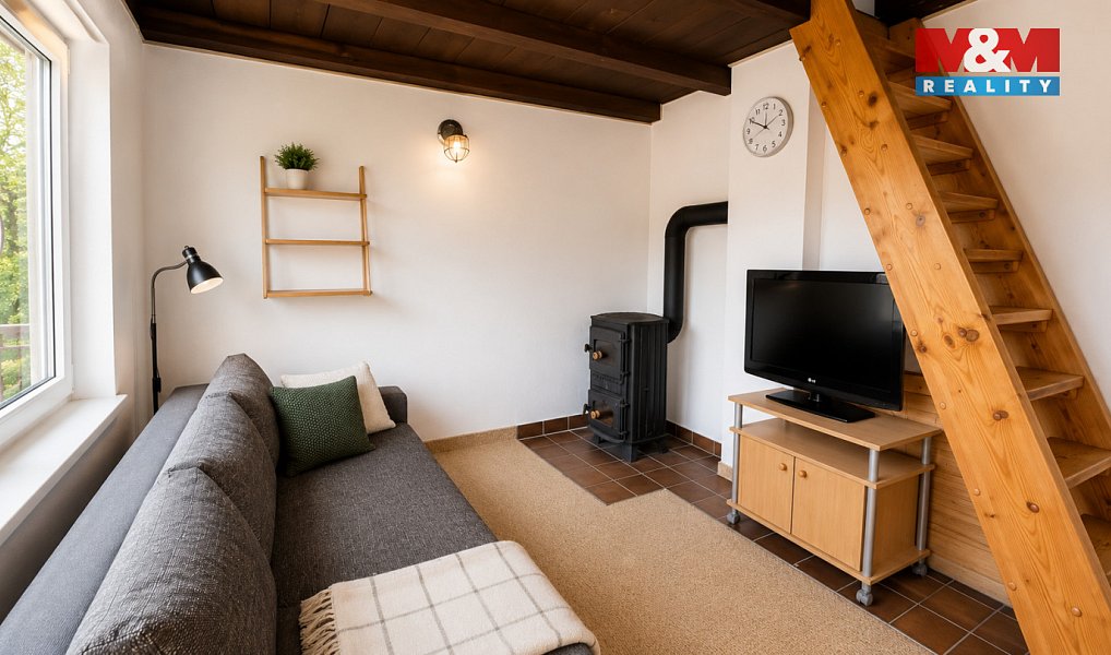 Prodej chaty/chalupy 32 m² s pozemkem 438 m², Vlastec – náhled fotky 3