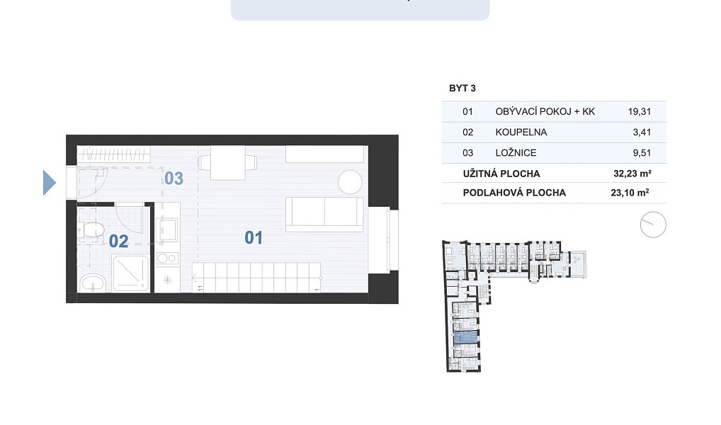 Prodej bytu 1+kk 32 m², Kutná Hora – náhled fotky 43