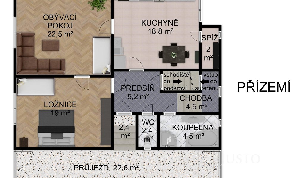 Prodej domu 231 m² s pozemkem 335 m², Písek – náhled fotky 6