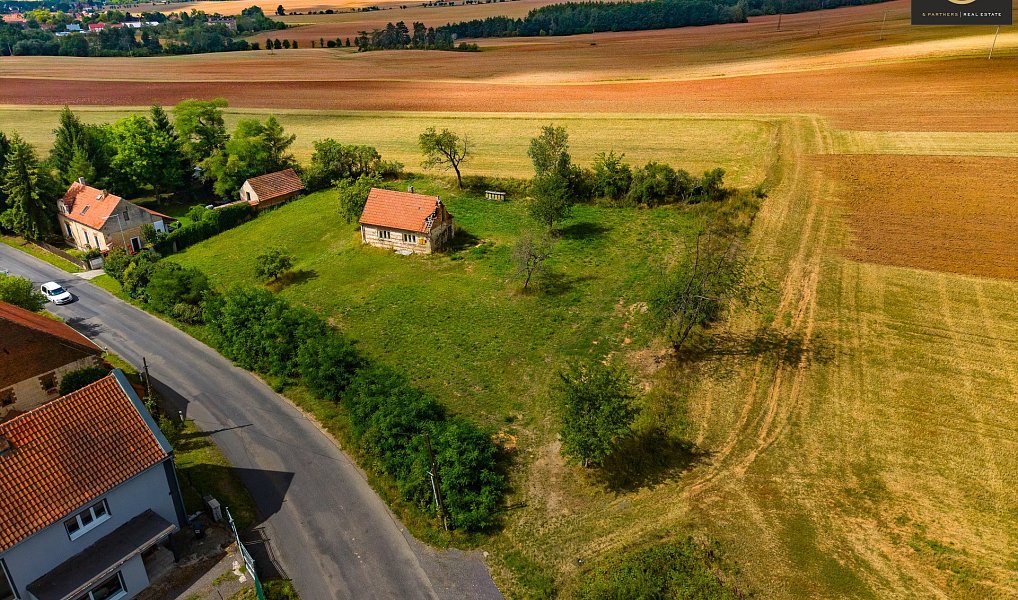 Prodej stavebního pozemku 2 741 m², Hředle – náhled fotky 3