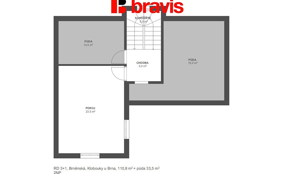 Prodej domu 111 m² s pozemkem 414 m², Klobouky u Brna – náhled fotky 6