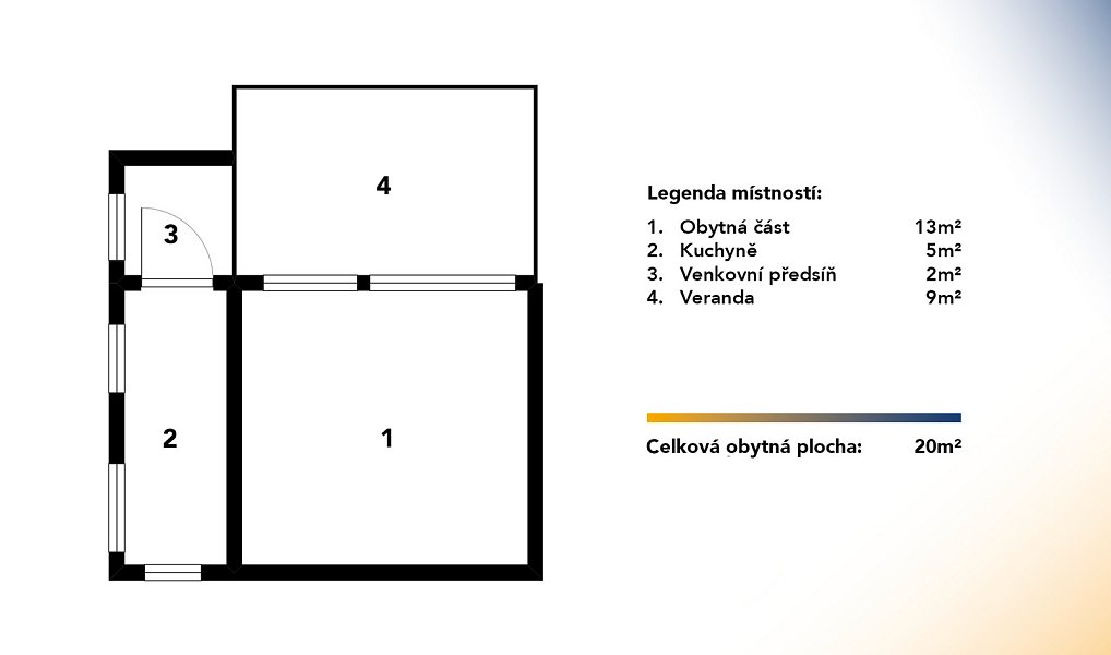 Prodej chaty/chalupy 20 m² s pozemkem 718 m², Peruc – náhled fotky 2