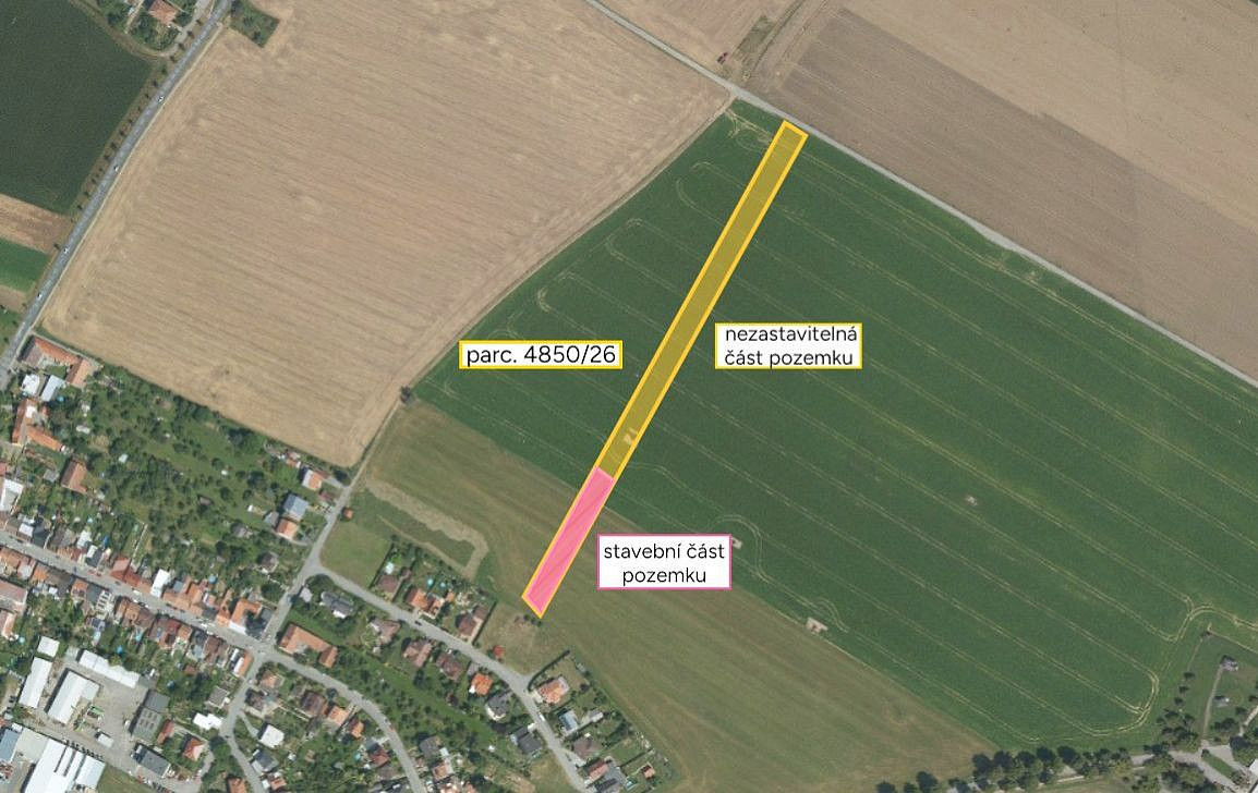 Prodej stavebního pozemku 1 935 m²