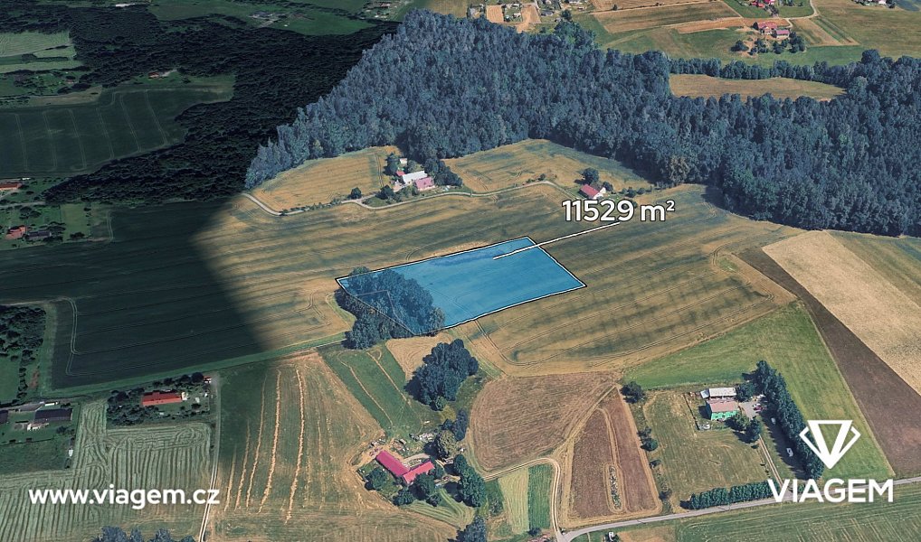 Prodej pole 720 m², Soběšovice – fotka 1 z 5