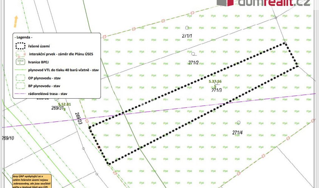 Prodej komerčního pozemku 1 632 m², Úsilné – náhled fotky 15