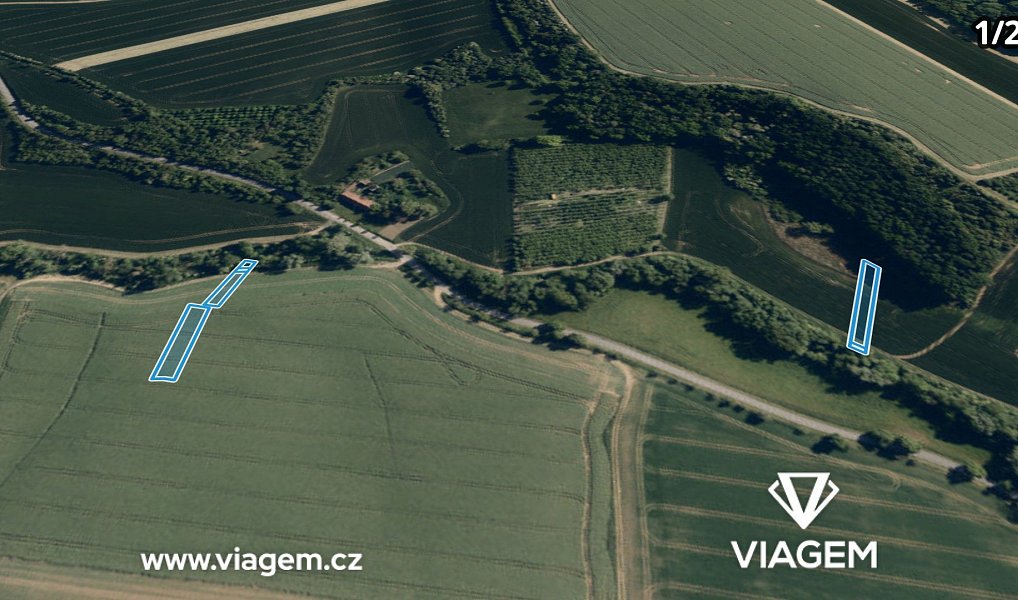 Prodej pole 613 m², Kroměříž – náhled fotky 2