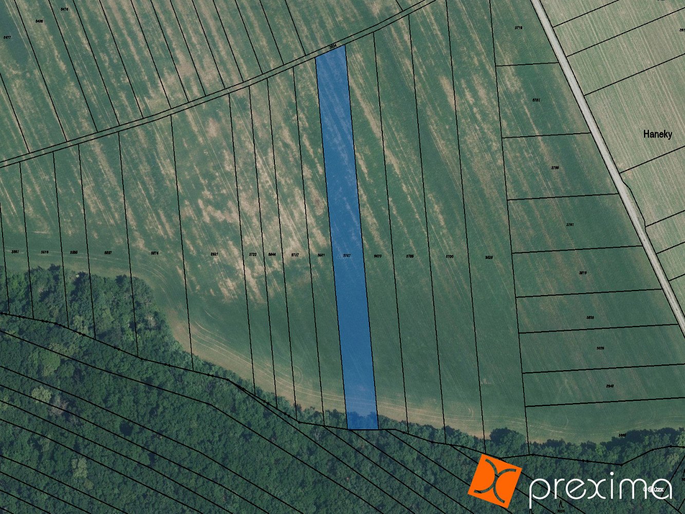 Prodej pole 994 m²