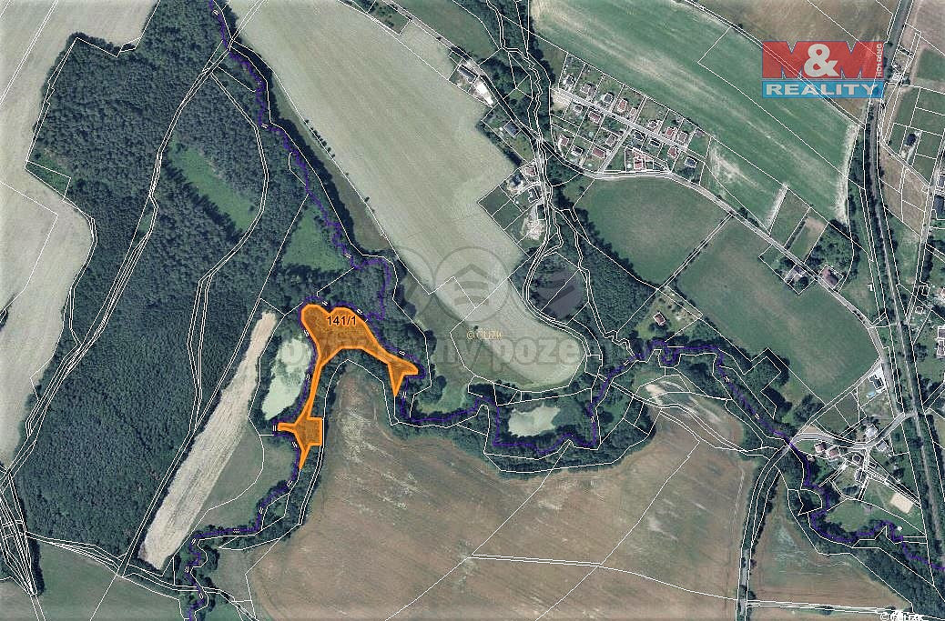 Prodej lesa 8 570 m²
