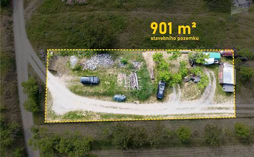 Prodej stavebního pozemku 901 m², Střelice, okres Brno-venkov