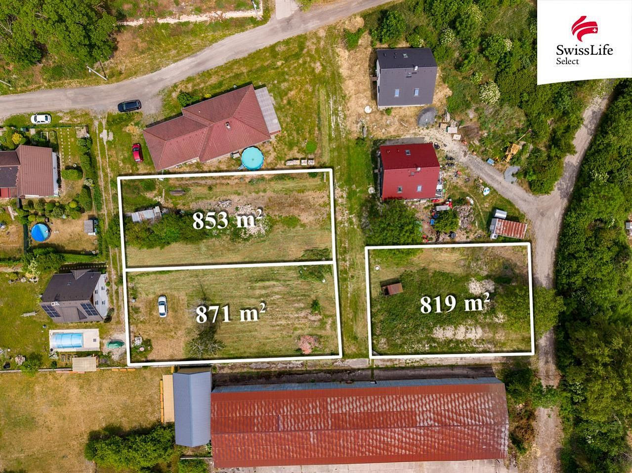 Prodej stavebního pozemku 2 543 m²
