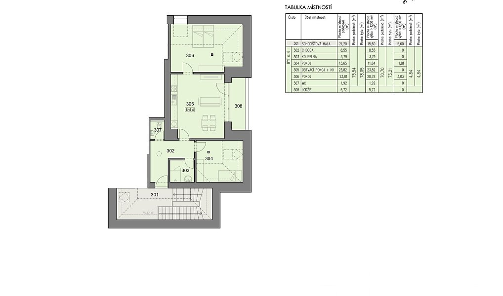 Prodej bytu 3+kk 73 m², Havlíčkův Brod – náhled fotky 2
