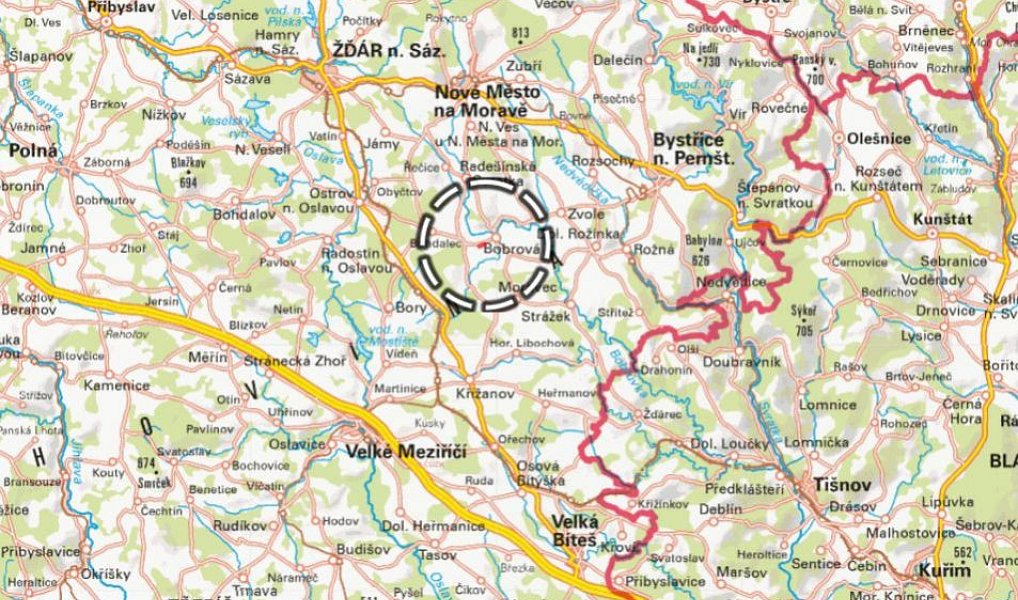 Prodej pole 11 214 m², Bobrová – náhled fotky 3