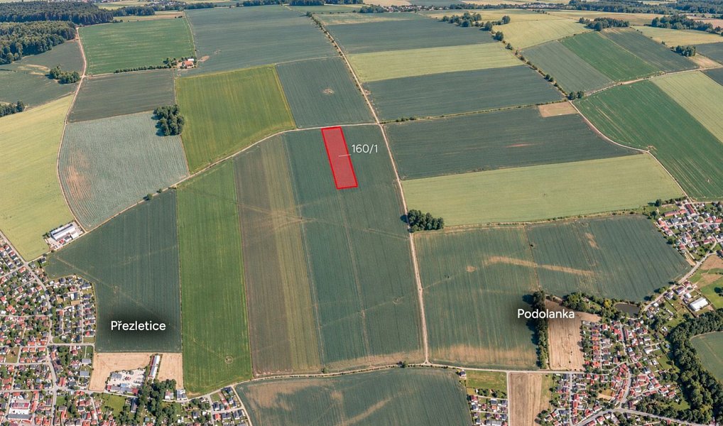 Prodej pozemku, 9662 m², Praha-východ, Podolanka