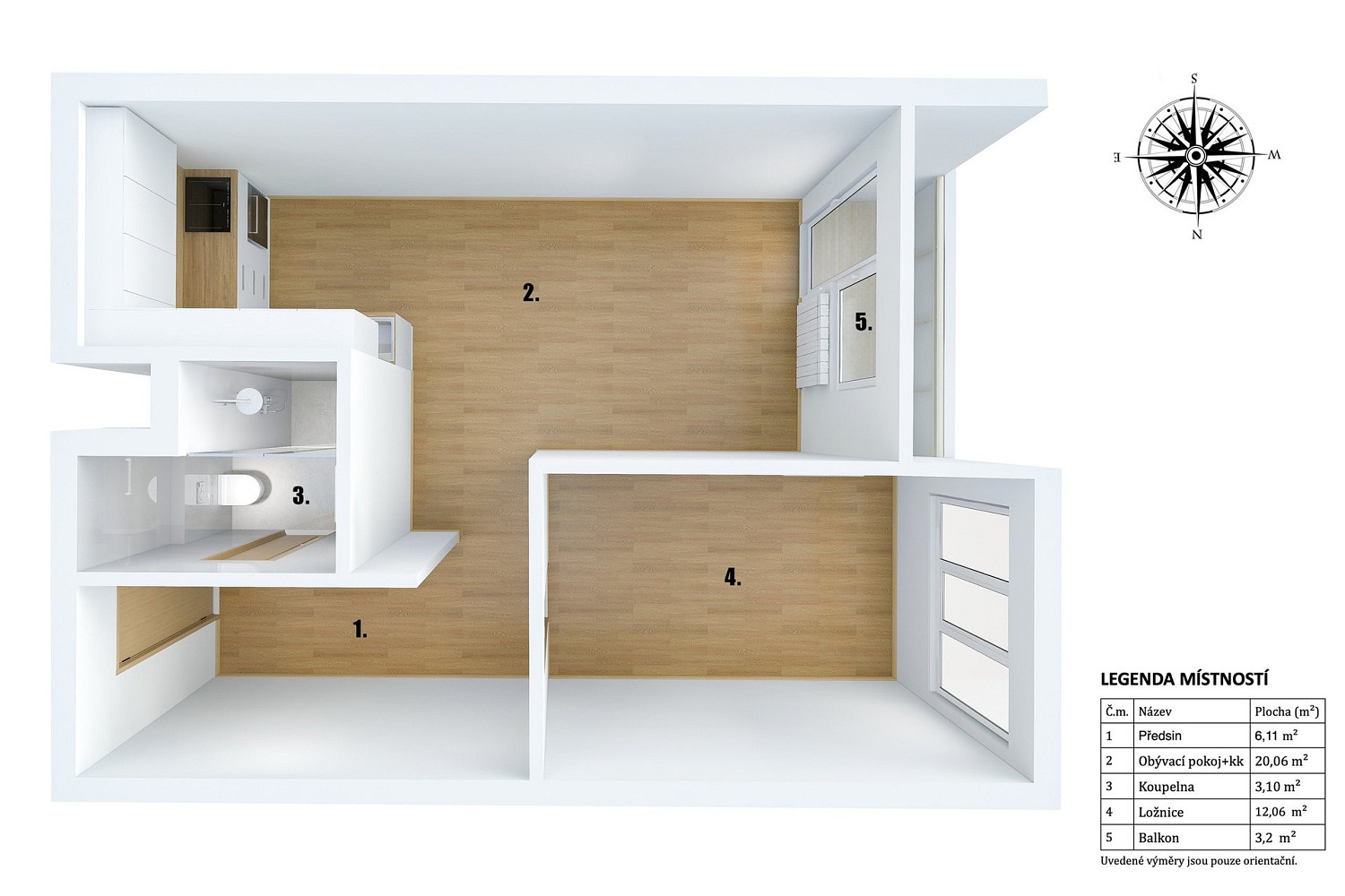 Prodej bytu 2+kk 47 m² – fotografie 5