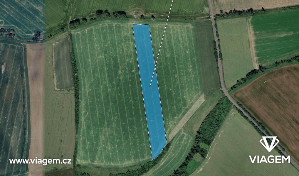 Prodej pole 24 173 m², Jarohněvice – náhled fotky 2