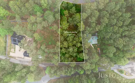 Prodej stavebního pozemku 1 647 m², Děvínská, Hamr na Jezeře, okres Česká Lípa
