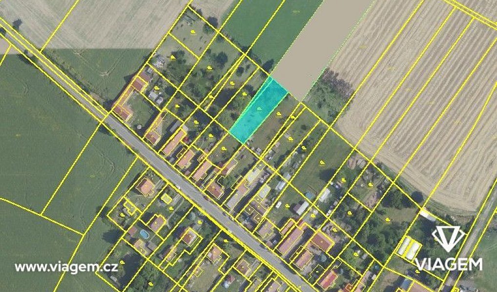 Prodej zahrady 907 m², Toušice – náhled fotky 3