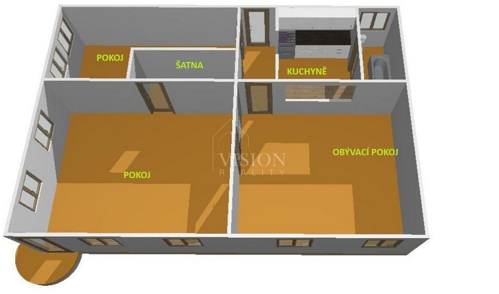 Pronájem bytu 3+1 101 m², České Budějovice – náhled fotky 22